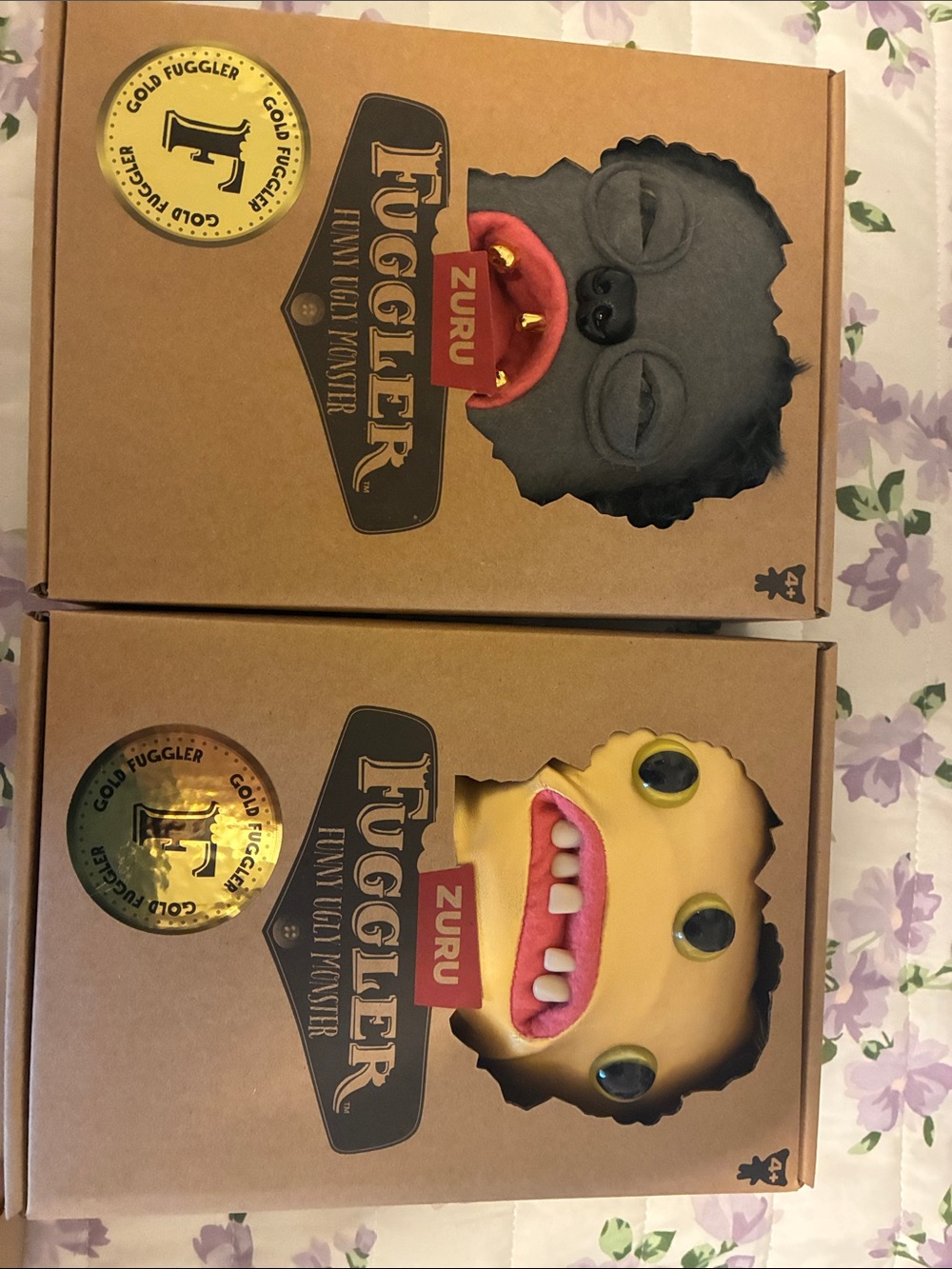 ZURU Fuggler Plush Monster - Black and Yellow